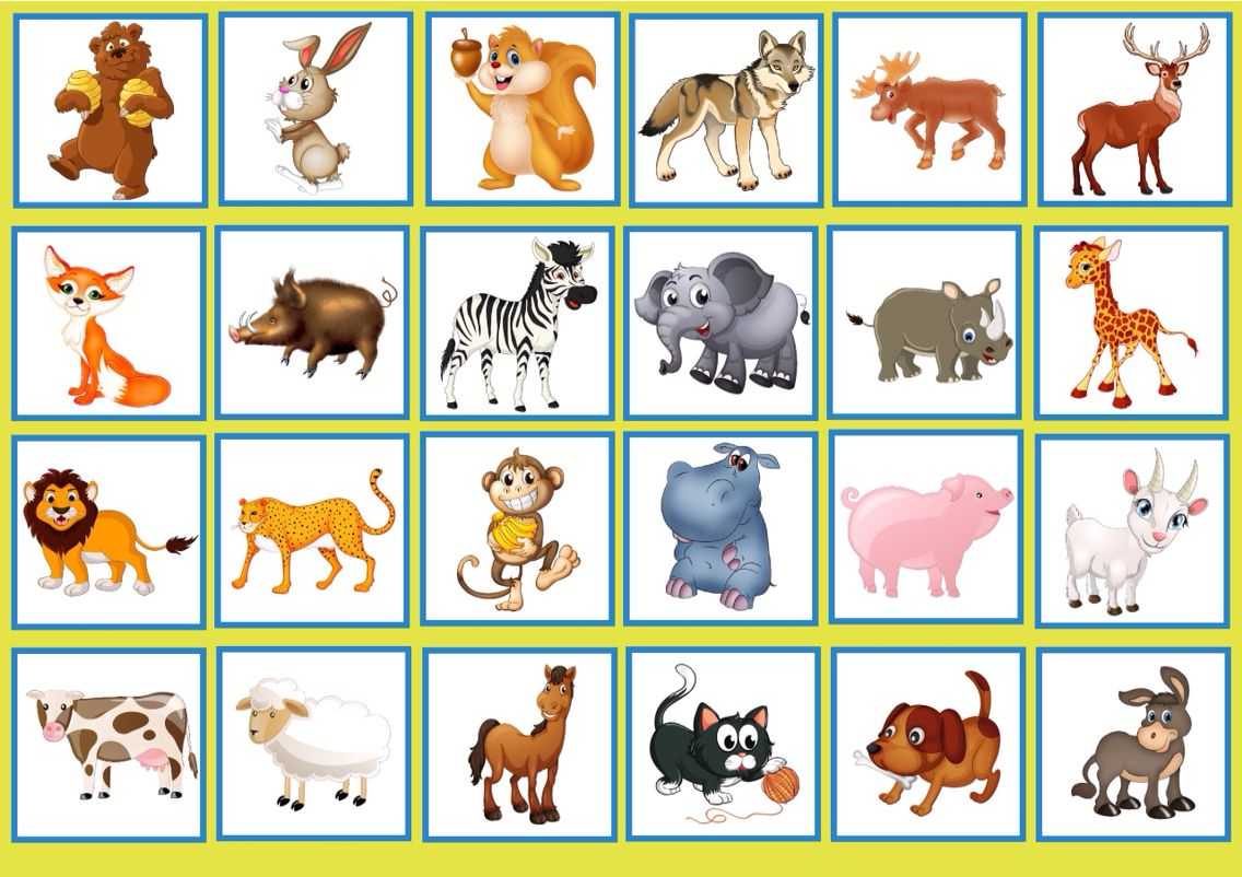 Картинки животных для детей | картинки detki.today