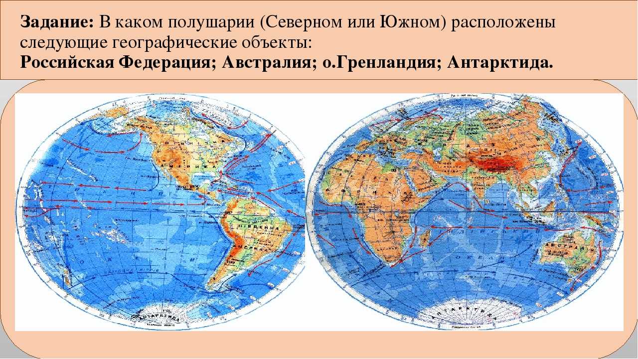 Полушария земли — названия, описание, материки и карта — природа мира