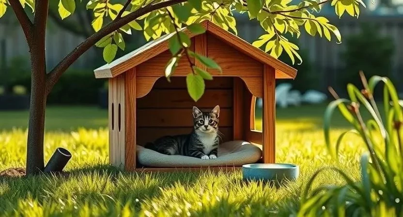 Кошка на даче: советы по уходу и безопасности