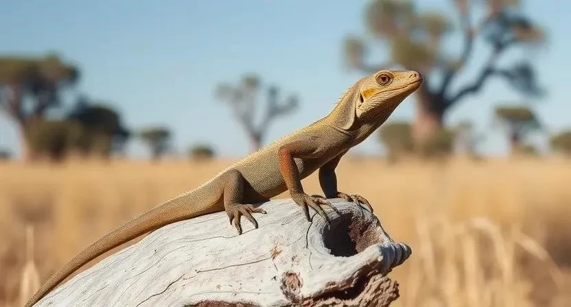 Плащеносная ящерица
