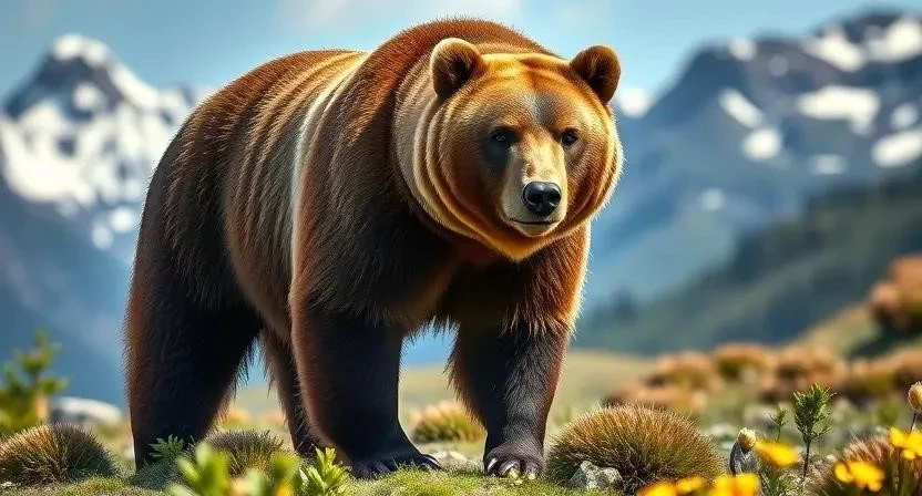 Медведь Гризли: описание, характер и особенности жизни дикого зверя
