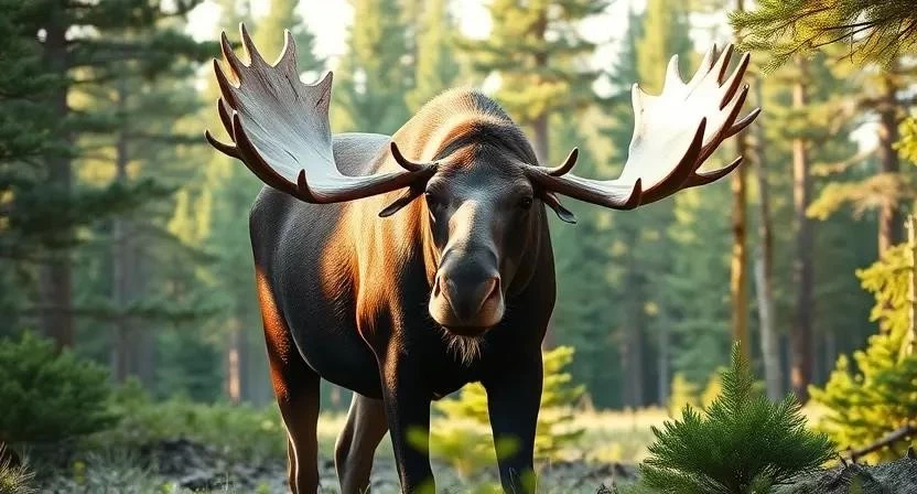Американский лось: 10 интересных фактов о самом крупном олене мира