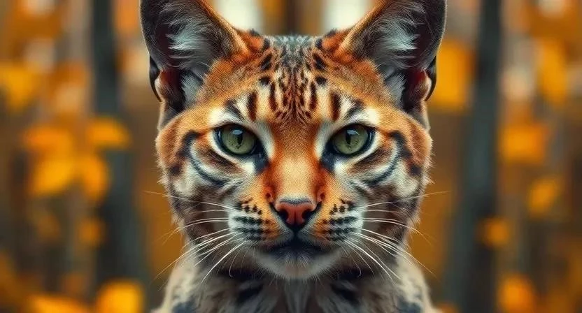 Дикий лесной кот