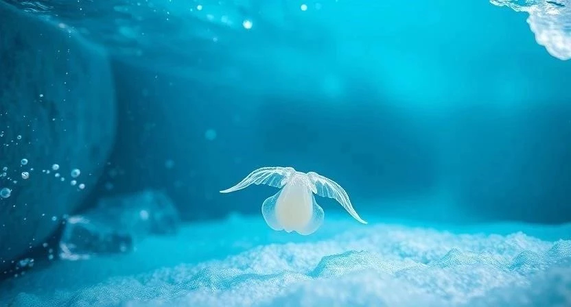 Морской ангел Clione limacina удивительный полярный моллюск