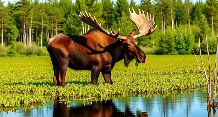 Лось — описание, ареал обитания и образ жизни лесного гиганта