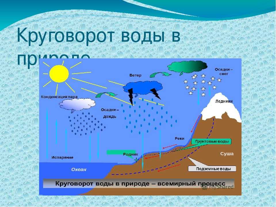 Круговорот воды в природе (гидрологиический цикл)