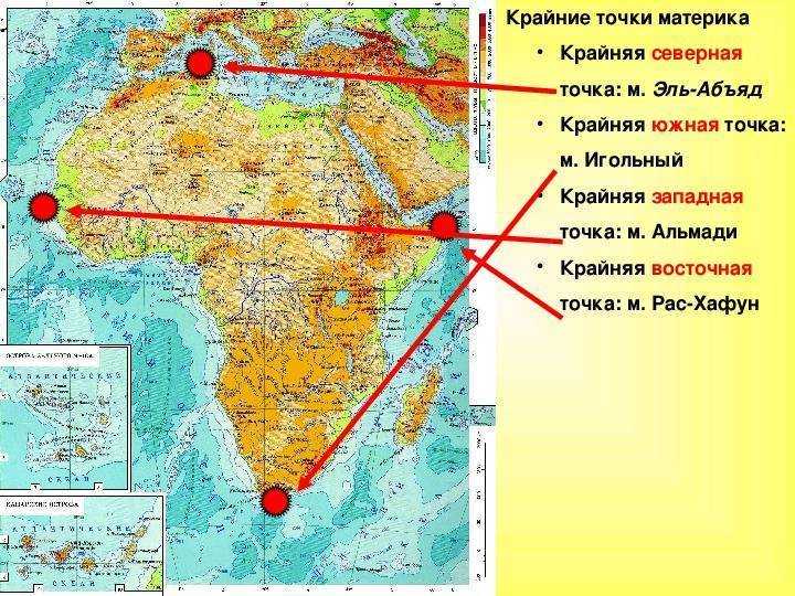 Крайние материковые и островные точки евразии: названия, географические координаты и описание — природа мира