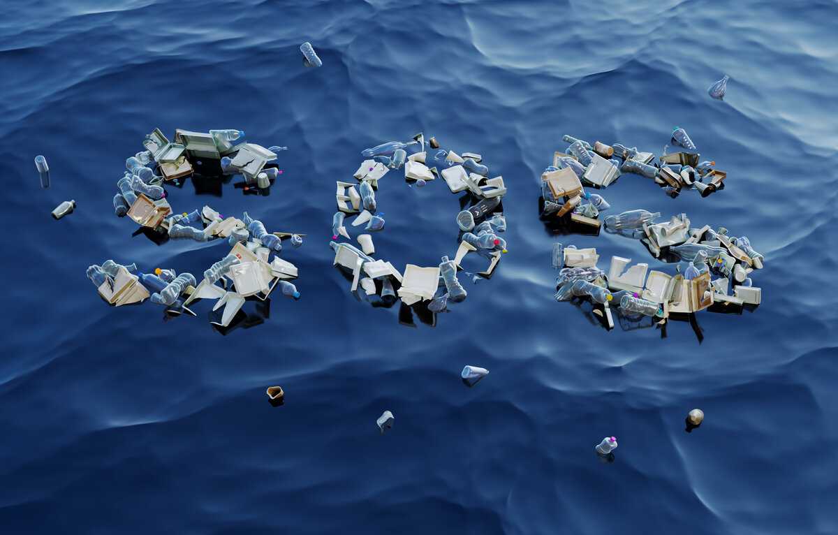 ♻ тихоокеанское мусорное пятно: большой мусорный остров из пластика в тихом океане, видимый из космоса