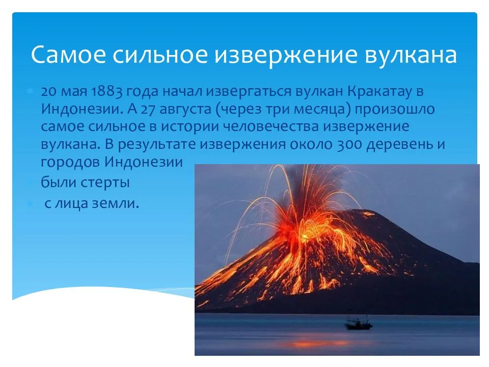 Вулканы и извержения вулканов — доклад о происхождении, видах и последствиях этого природного явления