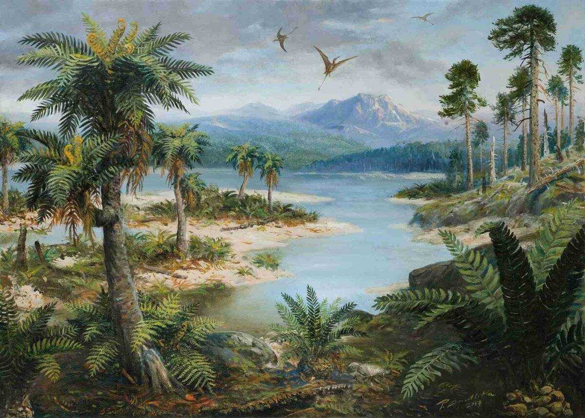 Мезозойская эра - эпоха динозавров - динофакты