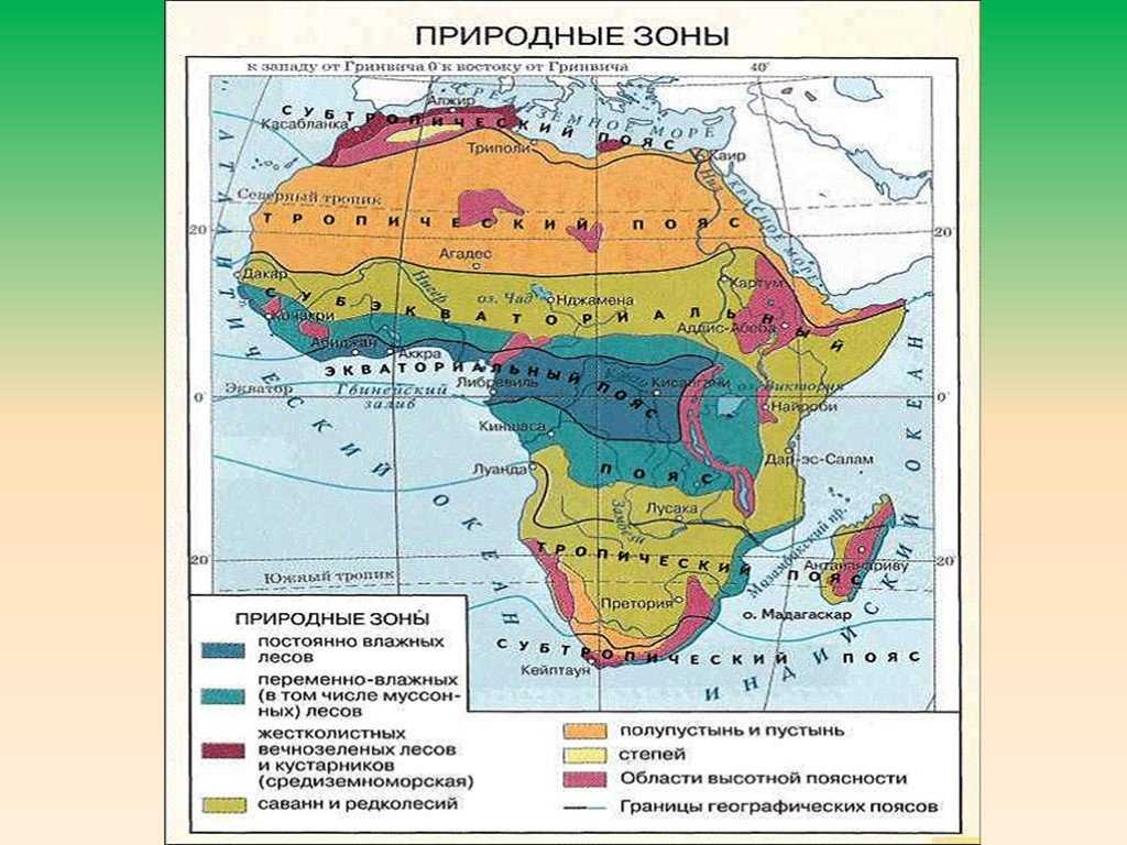 Какие природные зоны в восточной африке. Карта климатических поясов Африки. Климат и природные зоны Африки. Карта природных зон Африки. Климатическая карта Африки.