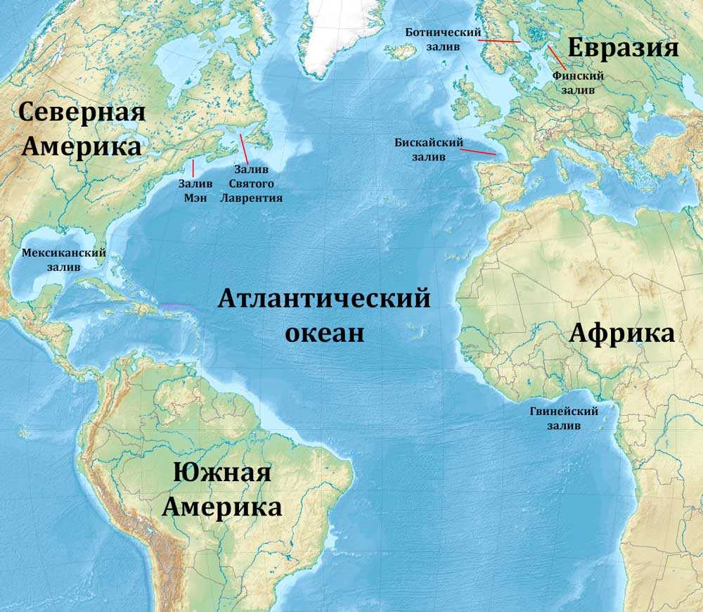 Океаны мира — карта, названия, описание, площадь, глубина, растения и животные — природа мира