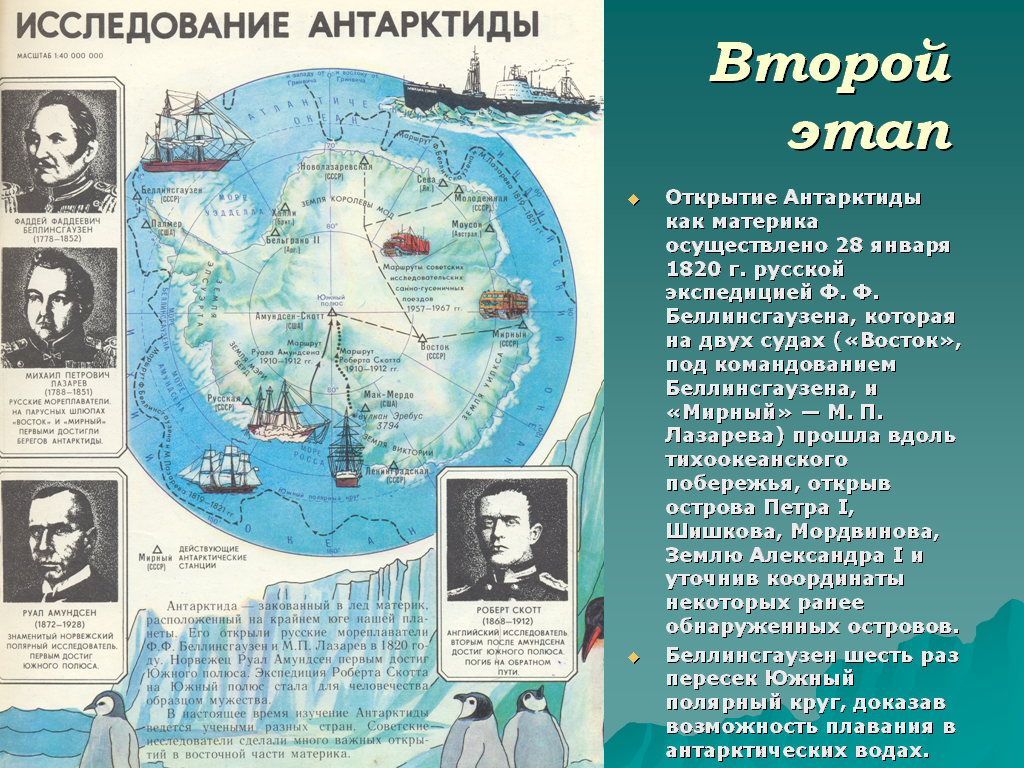 Исследователи в истории открытия антарктиды: изучение континента путешественниками, научные экспедиции