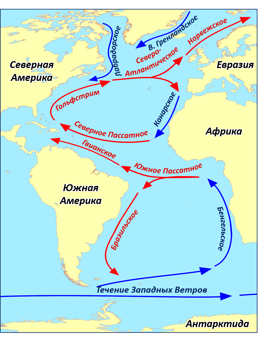 Атлантический океан — энциклопедия «вокруг света»