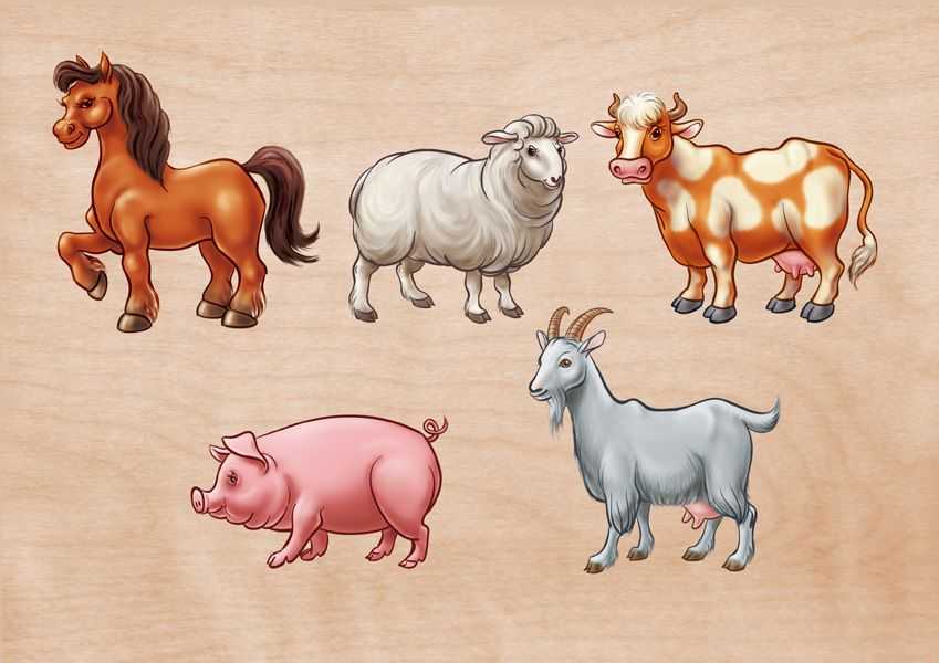 Рисование животных поэтапно для детей красками и карандашами