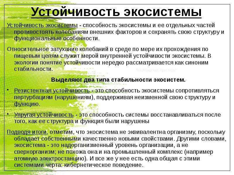 Что такое экосистема, виды и типы, классификация, структура, из каких неживых частей состоит экосистема, основная причина неустойчивости экосистем | tvercult.ru