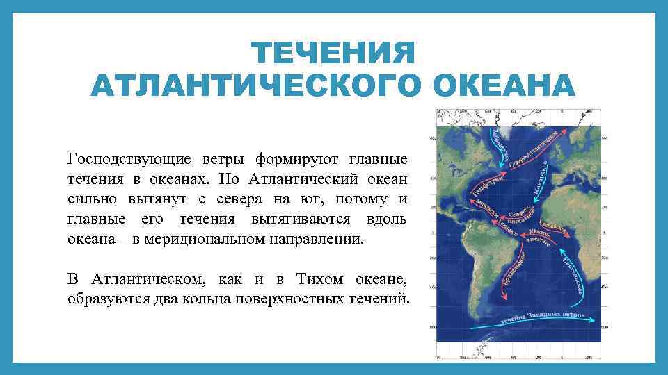 Моря атлантического океана - названия, описание и карта