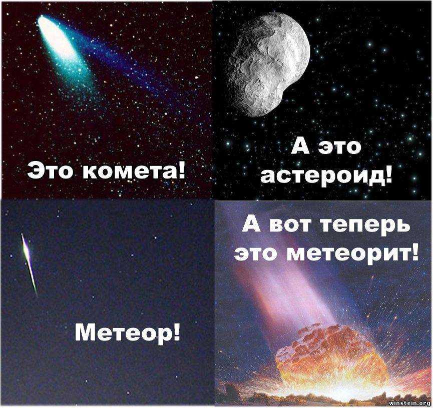 Чем отличается комета от астероида?