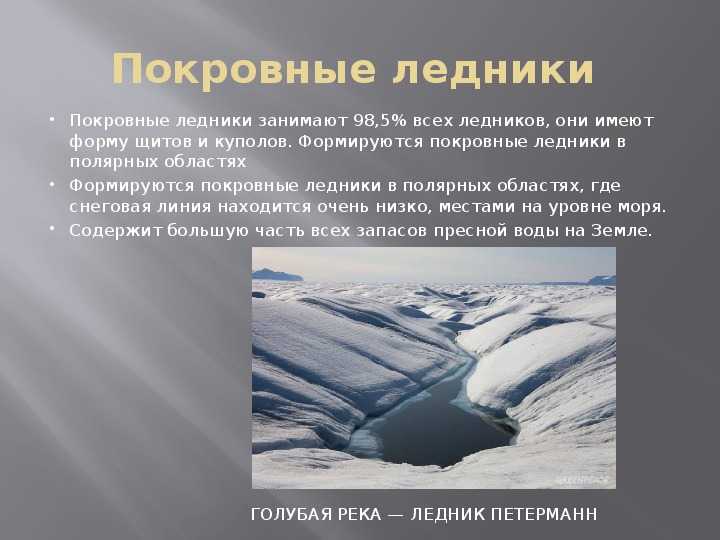 Ледник: что собой представляет, где находится, на что делится, примеры / справочник :: бингоскул