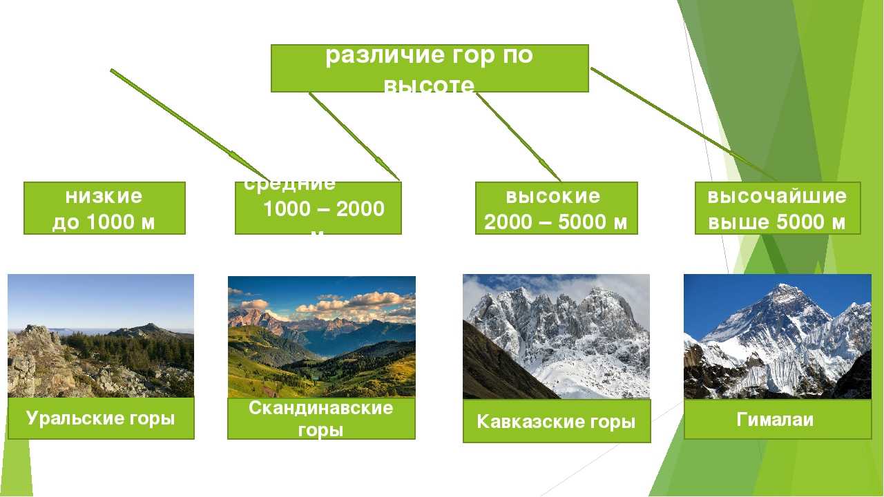 Какая из перечисленных горных