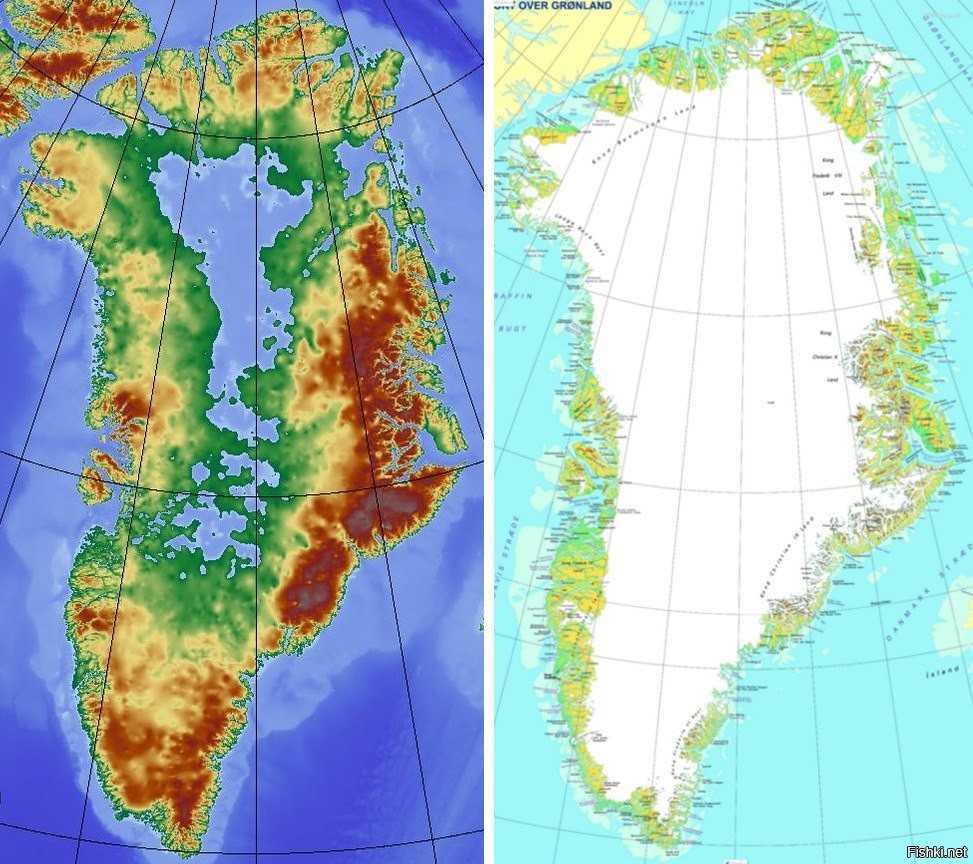 Почему гренландия на картах больше австралии, а на самом деле она в 3 раза меньше