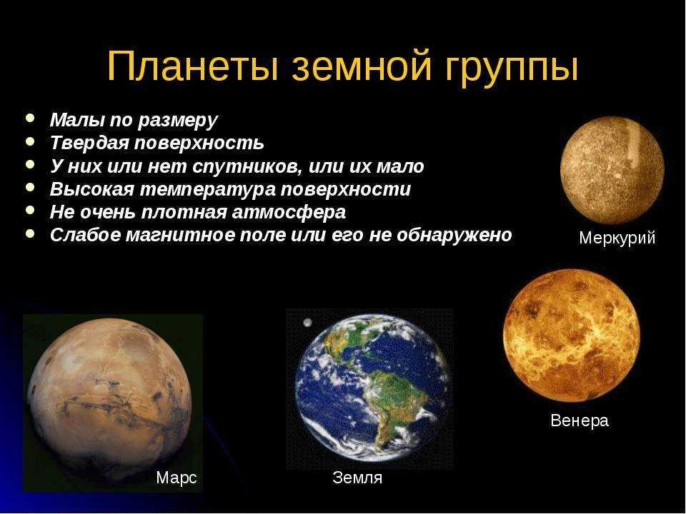 Планеты солнечной системы - расположение и краткая характеристика