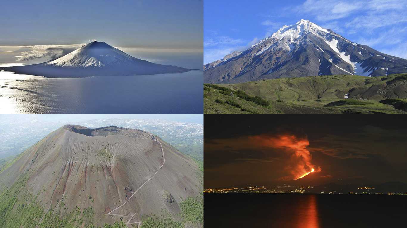 Самые большие вулканы мира, которые очаруют вас своей красотой